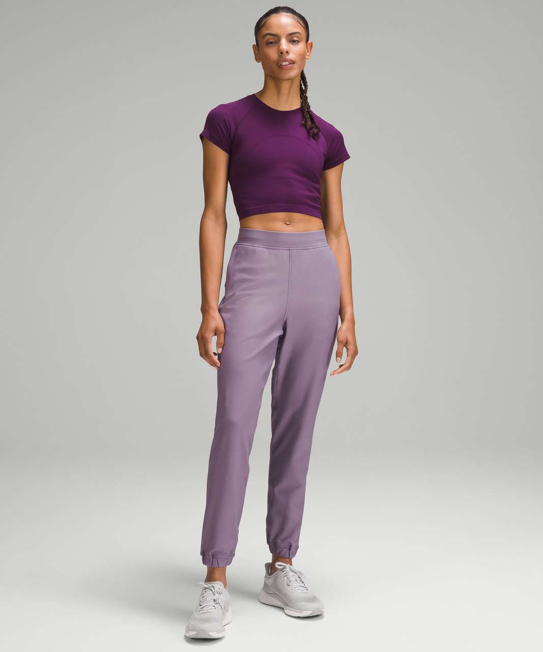 Lululemon Adapted State High-Rise Fleece Jogger *Full Length - Purple Ash