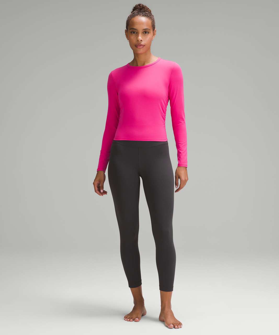 Lululemon All It Takes Nulu Long-Sleeve Shirt - Sonic Pink - lulu