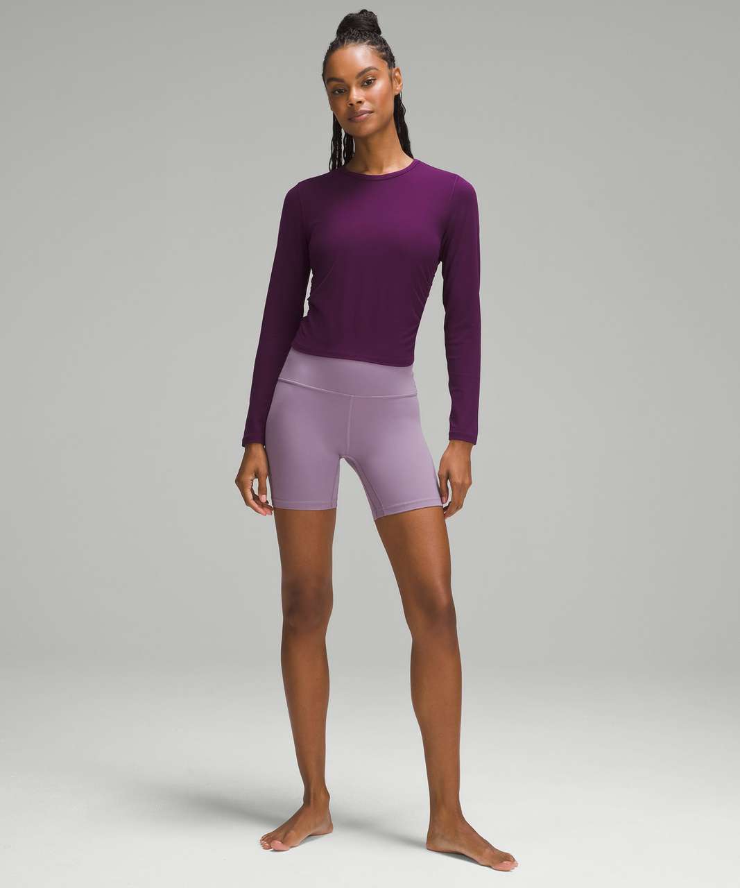 Lululemon All It Takes Nulu Long-Sleeve Shirt - Dramatic Magenta