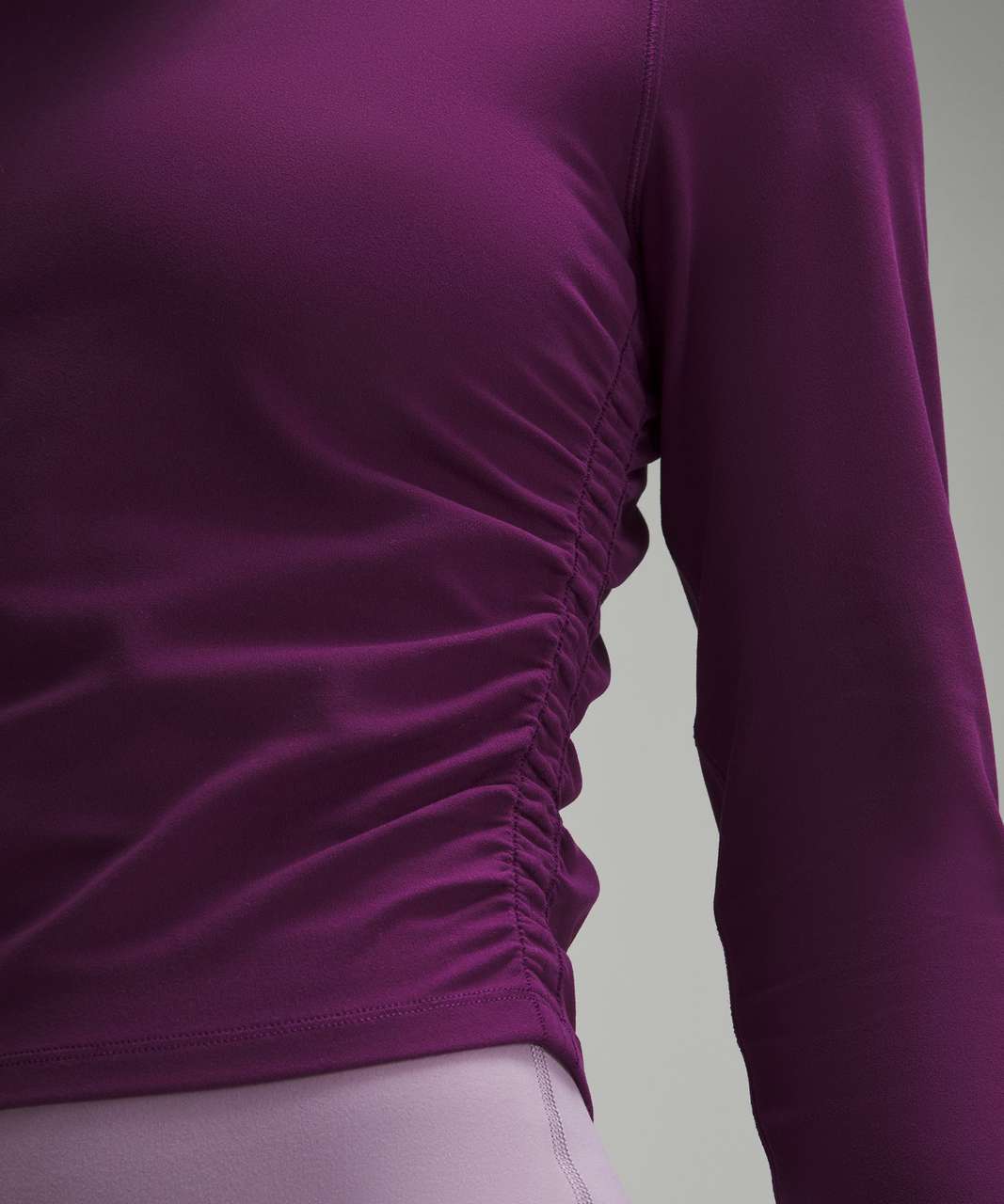 Lululemon All It Takes Nulu Long-Sleeve Shirt - Dramatic Magenta - lulu  fanatics