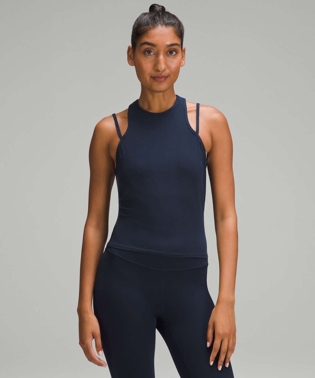 Lululemon Double-Strap Yoga Tank Top - True Navy - lulu fanatics