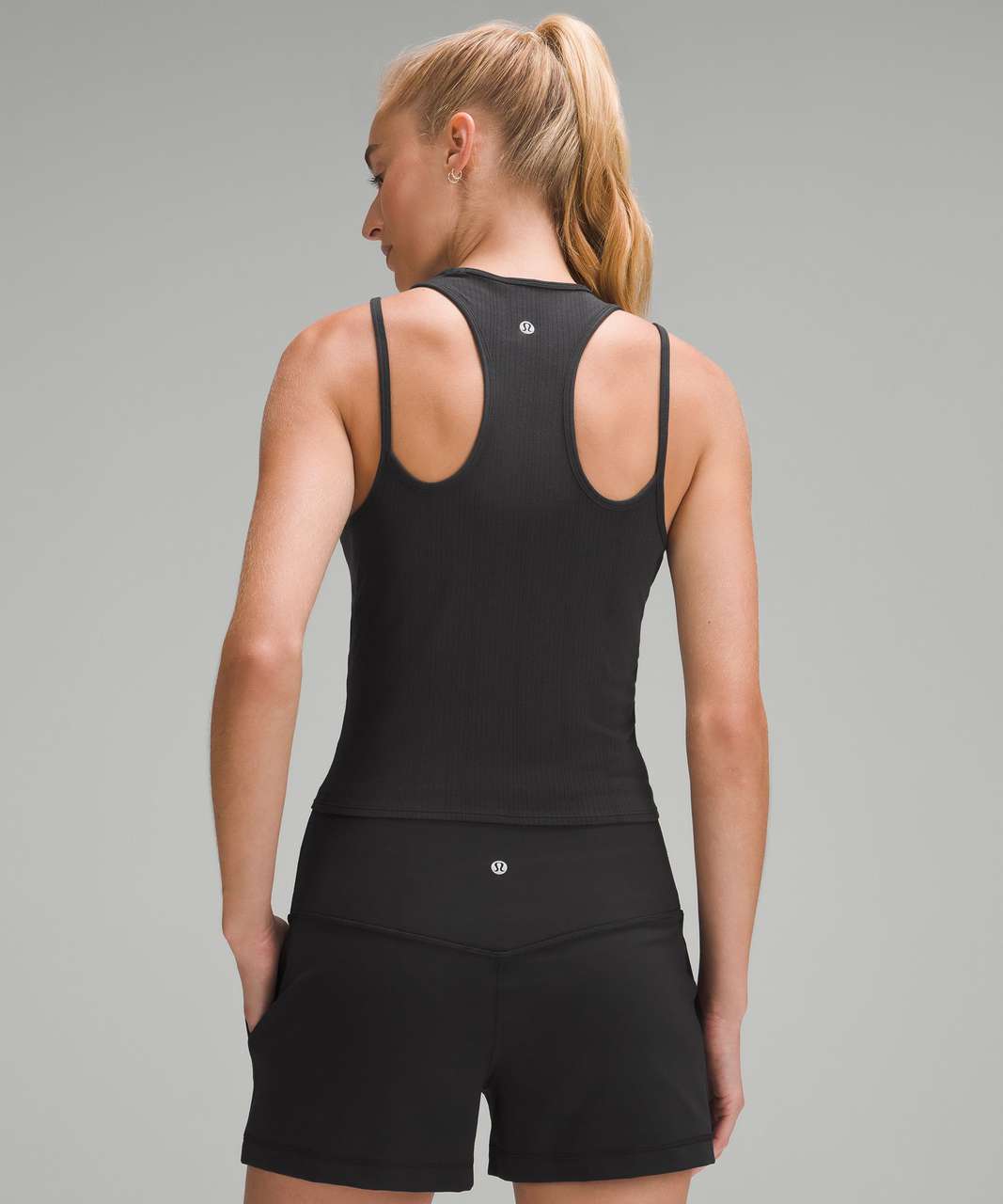 Lululemon Double Back Tank - Black - lulu fanatics