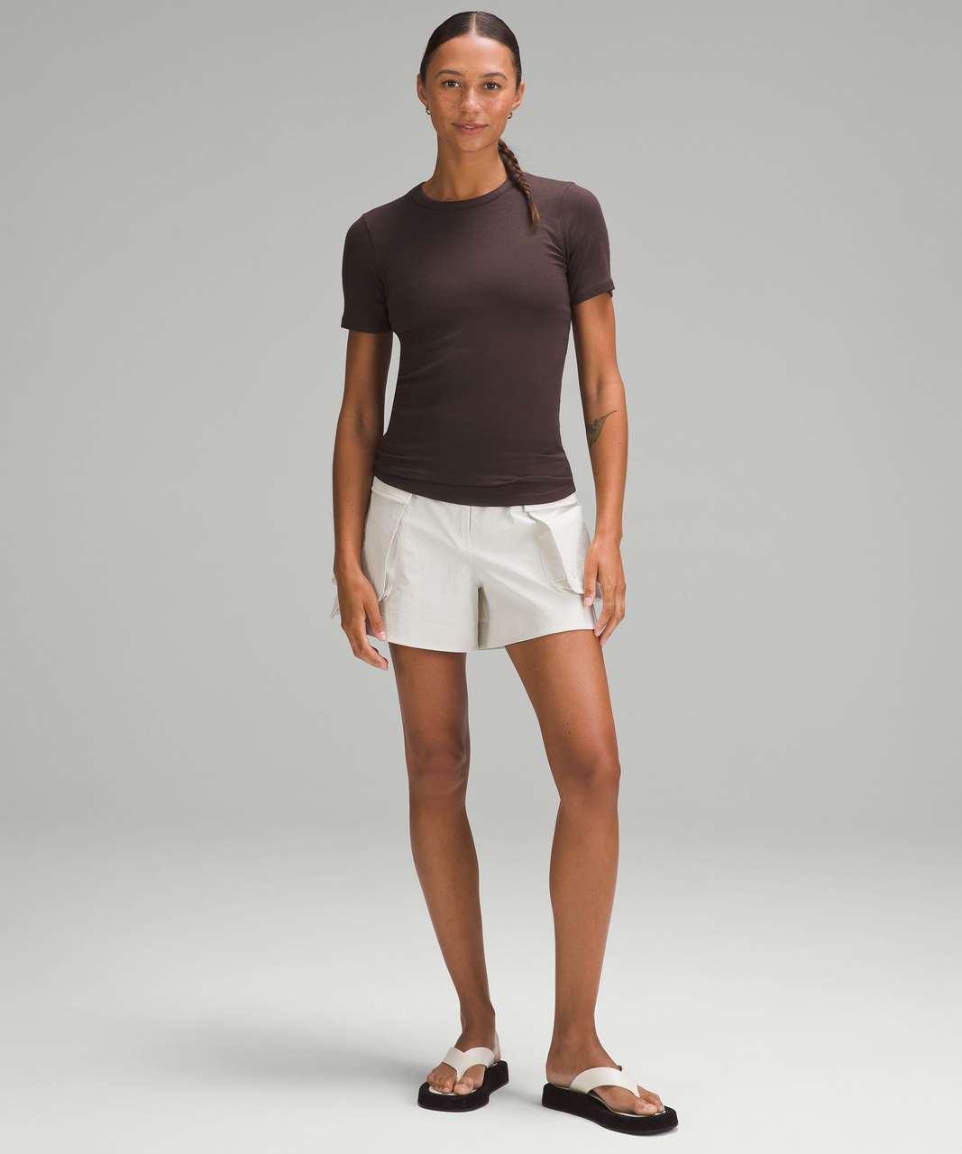 Lululemon Hold Tight Short-Sleeve Shirt - Espresso