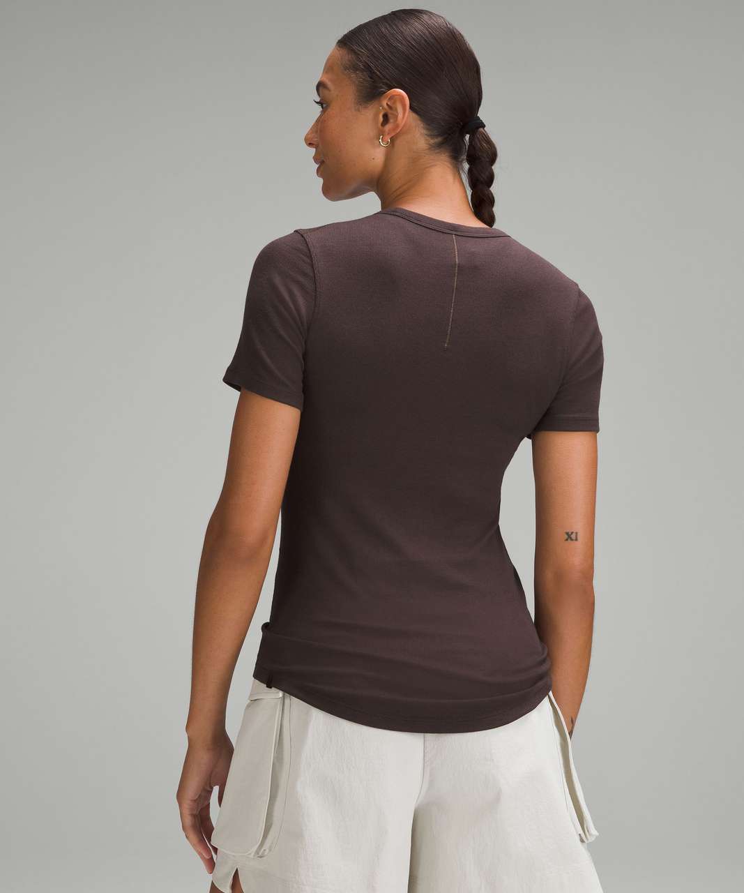 Lululemon Hold Tight Short-Sleeve Shirt - Espresso