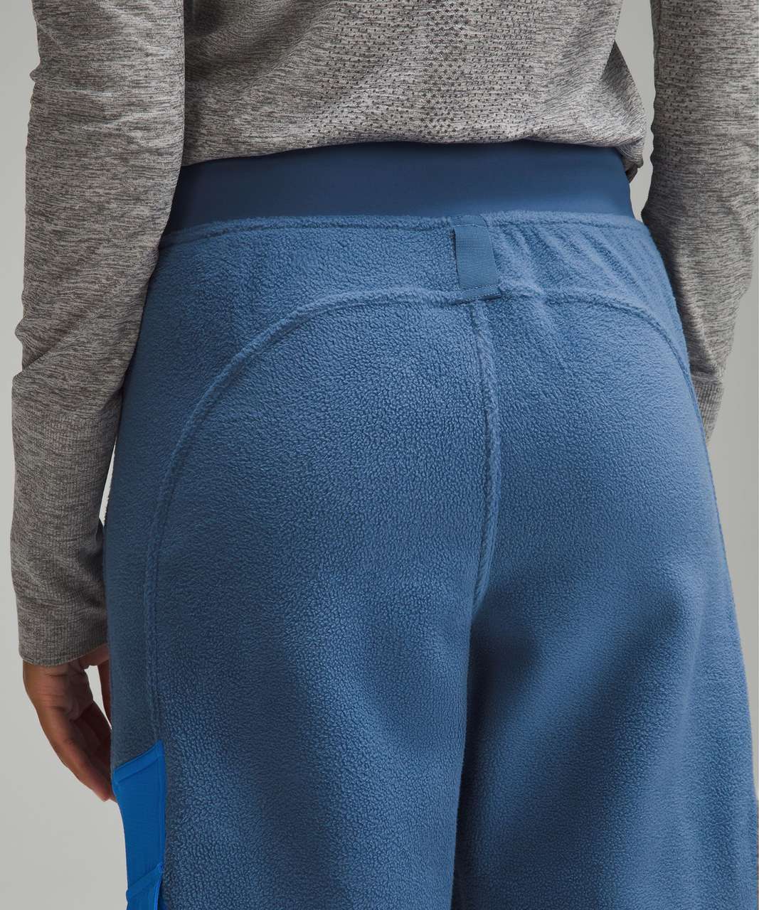 Lululemon Fleece + Ripstop Cargo High-Rise Hiking Jogger *Full Length - Pitch Blue / Pipe Dream Blue