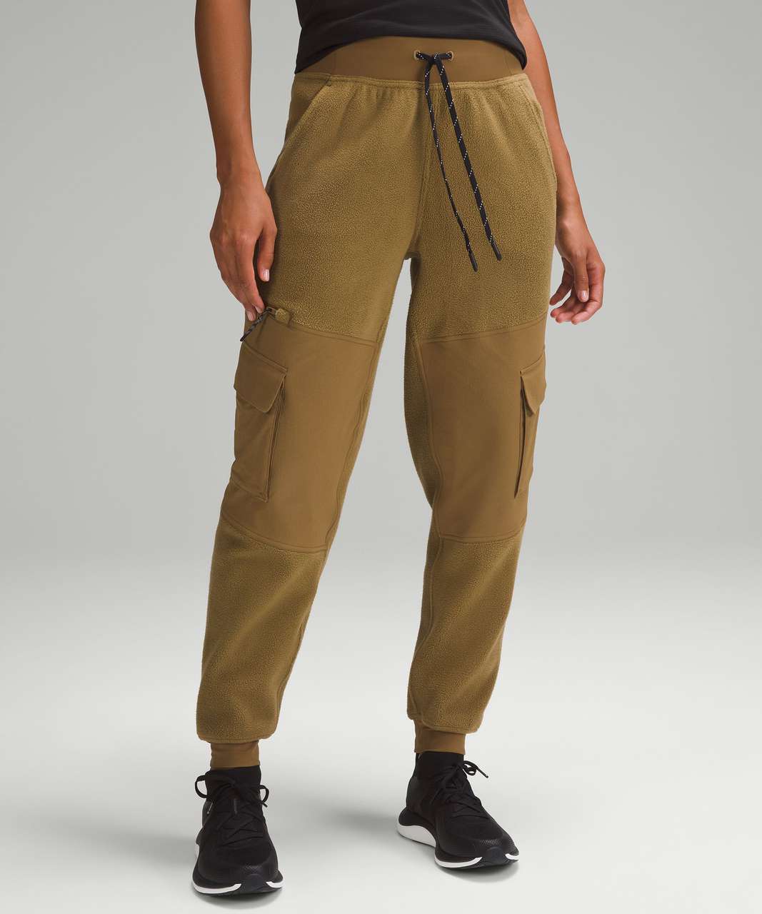 Lululemon Fleece + Ripstop Cargo High-Rise Hiking Jogger *Full Length -  Allspice - lulu fanatics