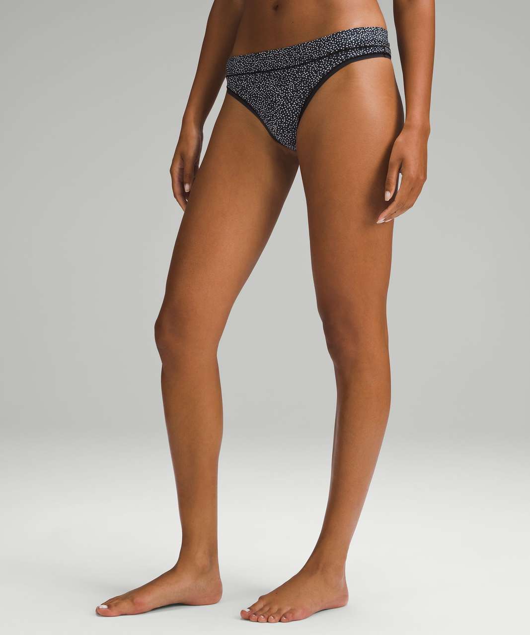 Lululemon UnderEase Mid-Rise Thong Underwear *3 Pack - Double Dimension  Starlight Black / Meadowsweet Pink / Black - lulu fanatics