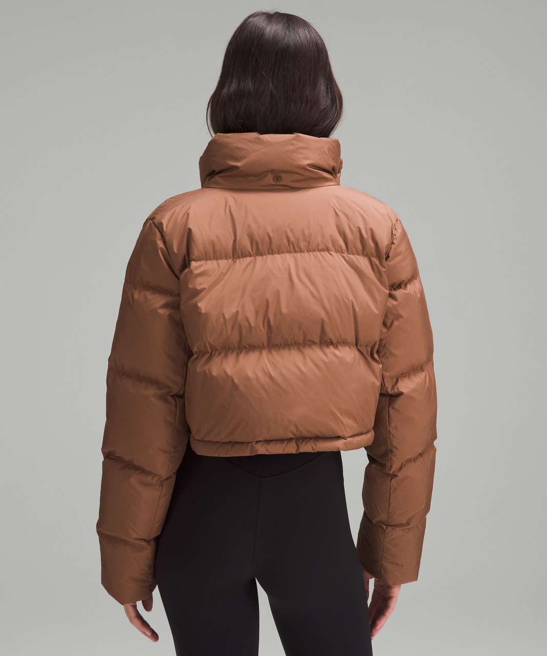 Lululemon Wunder Puff Super-Cropped Jacket - Roasted Brown