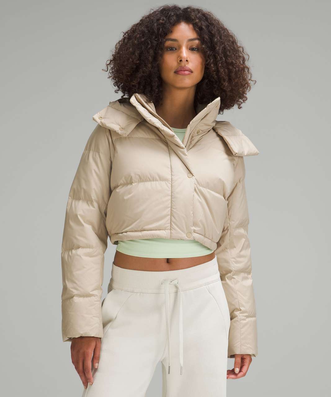 Lululemon Wunder Puff Super-Cropped Jacket - Trench