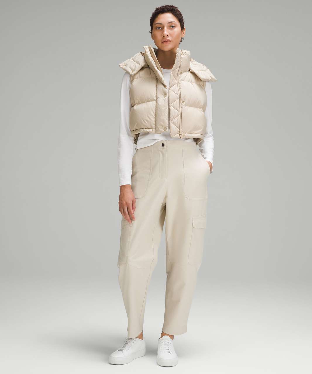 Lululemon Wunder Puff Super-Cropped Vest - Trench