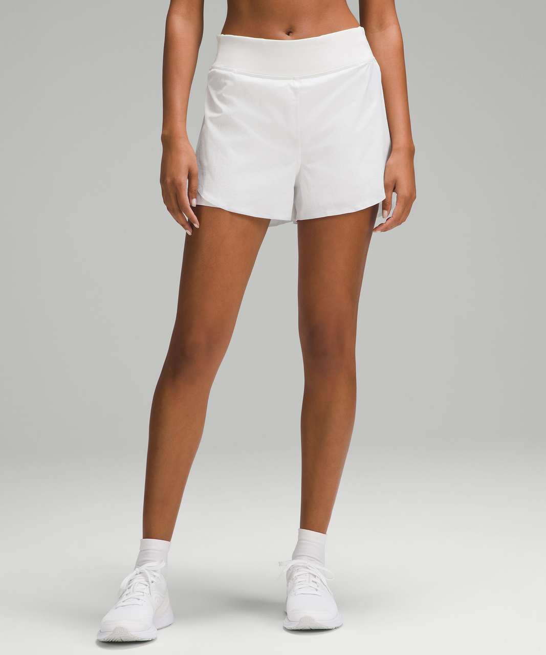 Lululemon Fast and Free 2-in-1 High-Rise Short 3 *Reflective - Light Vapor  - lulu fanatics