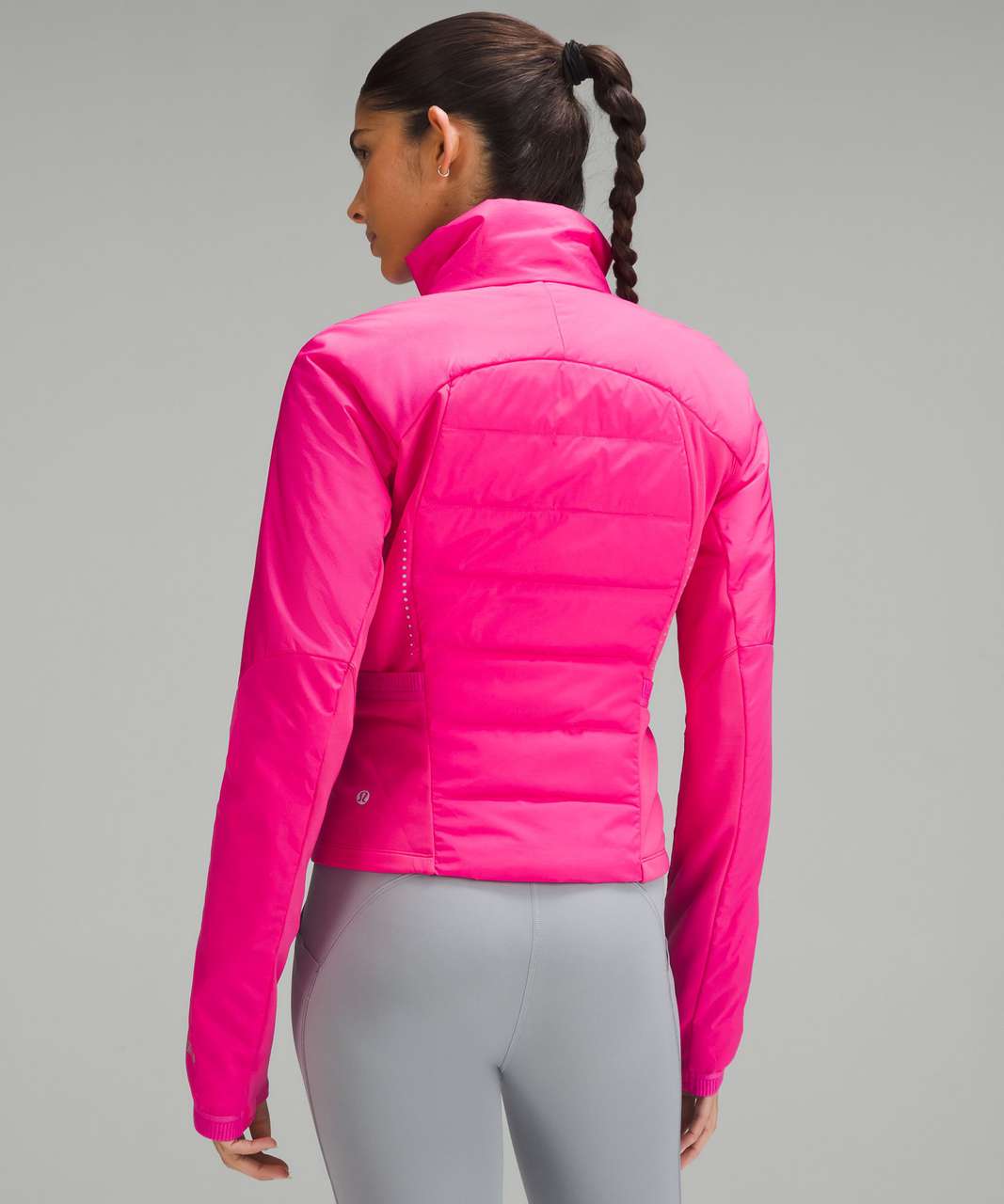 Lululemon Down for It All Cropped Half-Zip Pullover - Sonic Pink