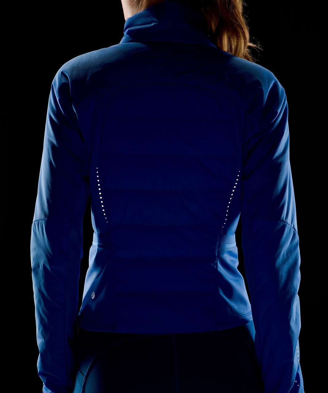 Lululemon Down for It All Cropped Half-Zip Pullover - Pipe Dream Blue