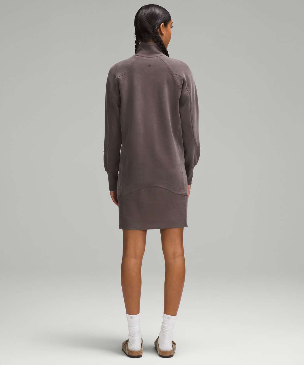 Lululemon Softstreme Long-Sleeve Half-Zip Dress - Espresso