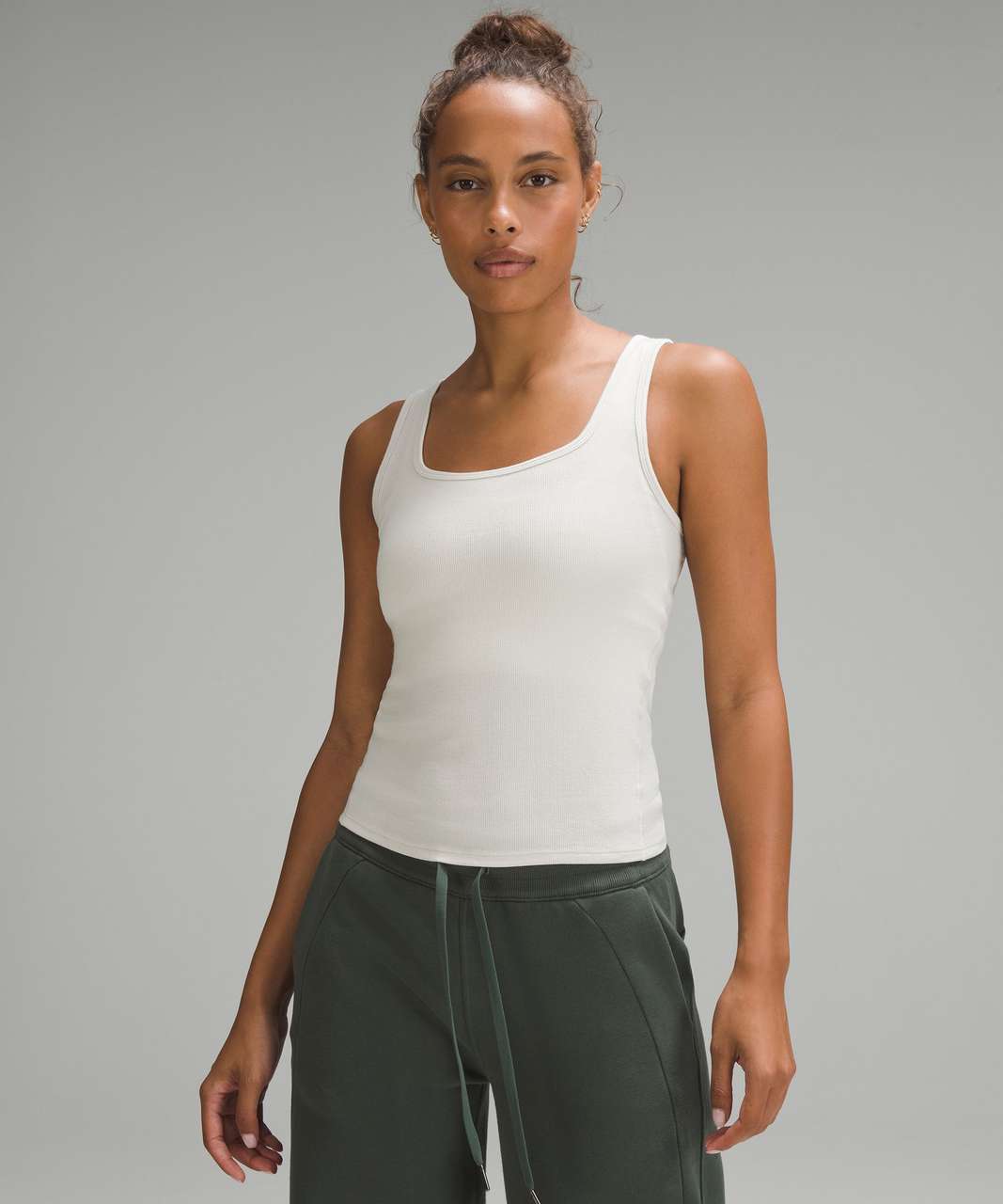 Lululemon Hold Tight Square-Neck Tank Top - Bone