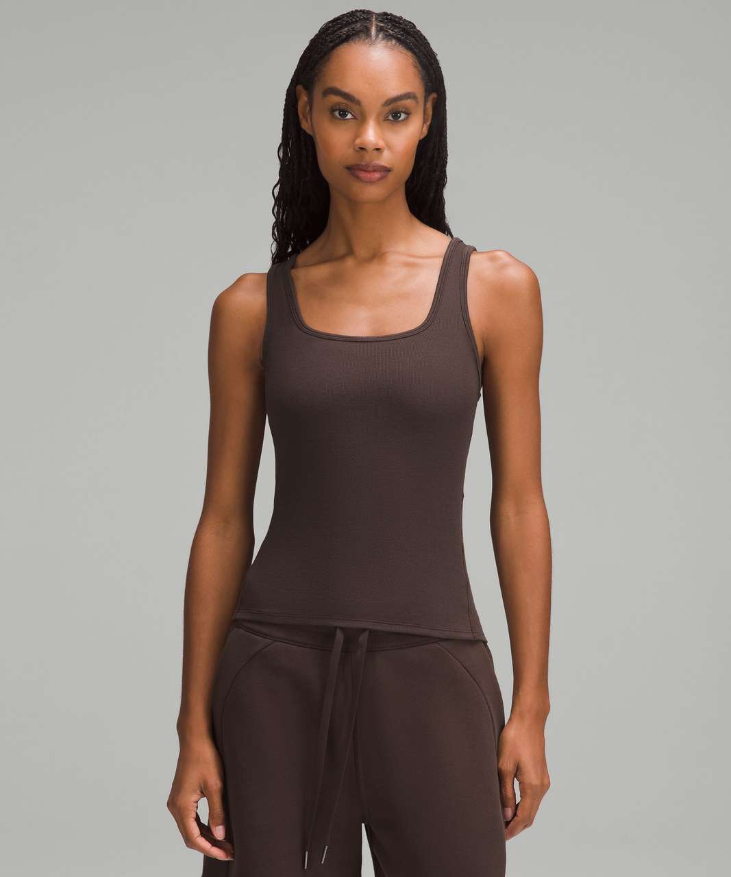 Lululemon Hold Tight Square-Neck Tank Top - Espresso