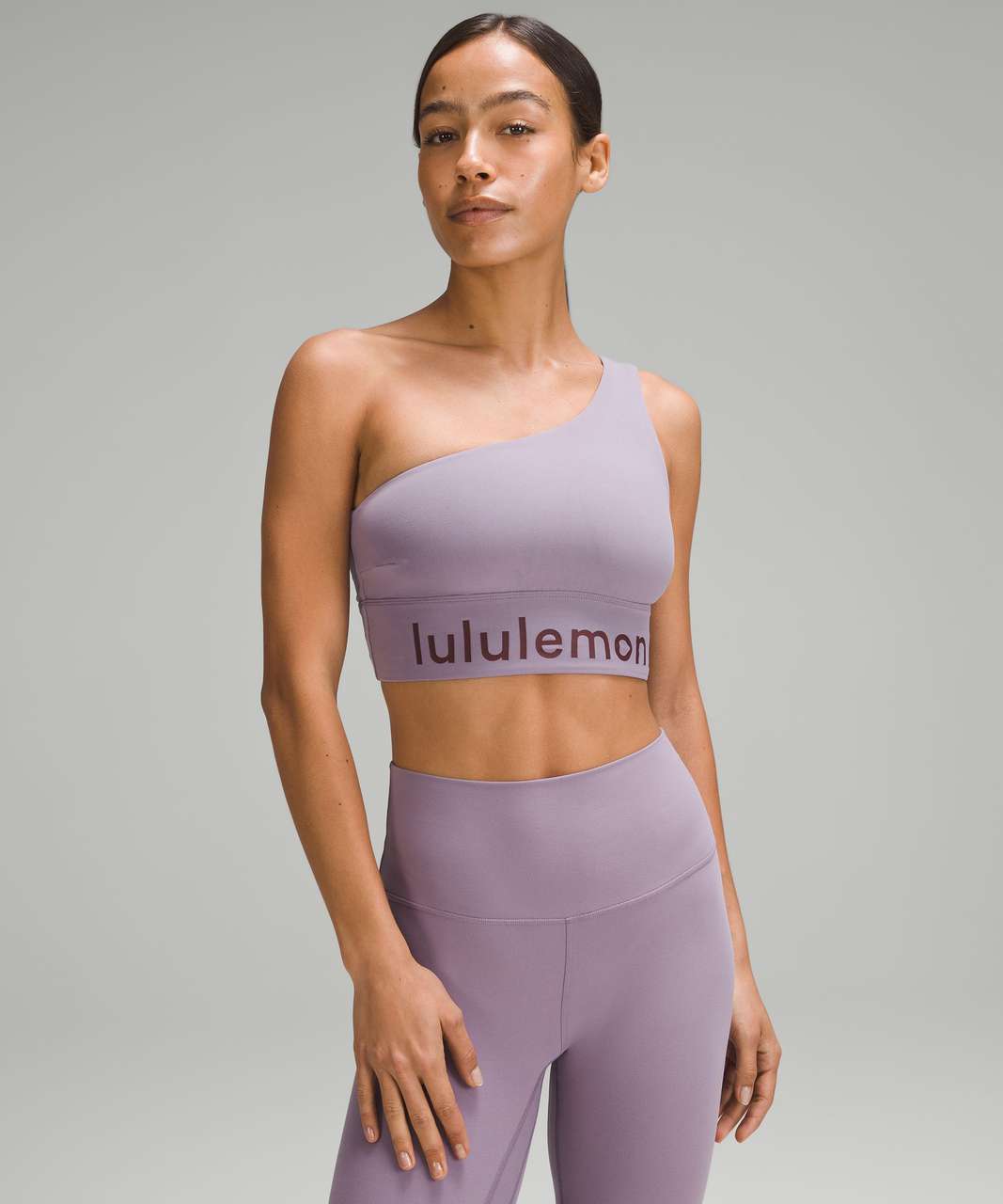 Lululemon Align Asymmetrical Bra *Light Support, C/D Cup Graphic - Purple Ash