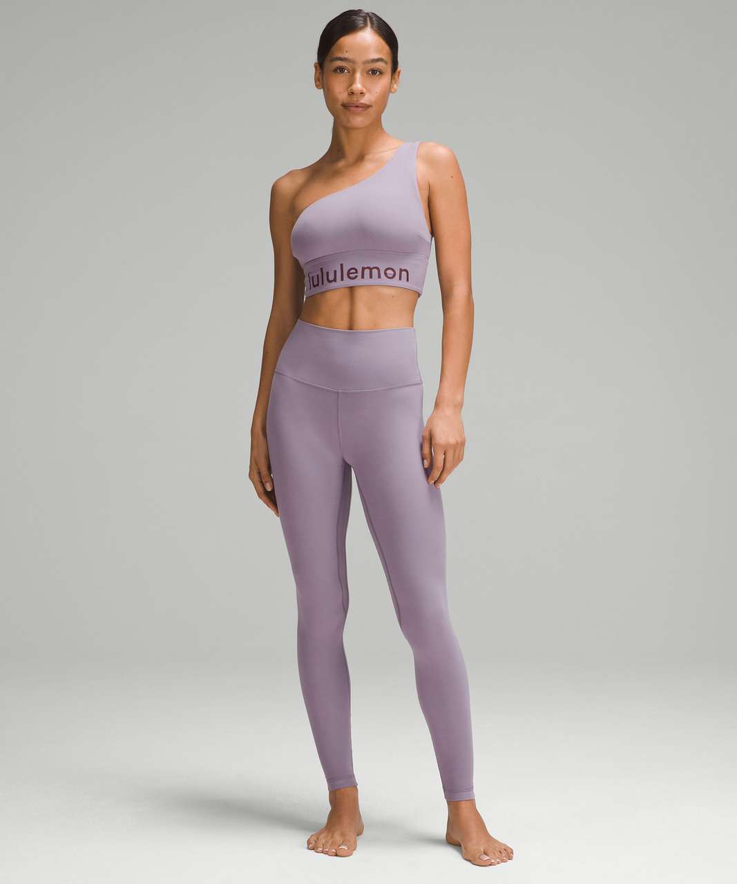 Lululemon Align Asymmetrical Bra *Light Support, C/D Cup - Pistachio - lulu  fanatics