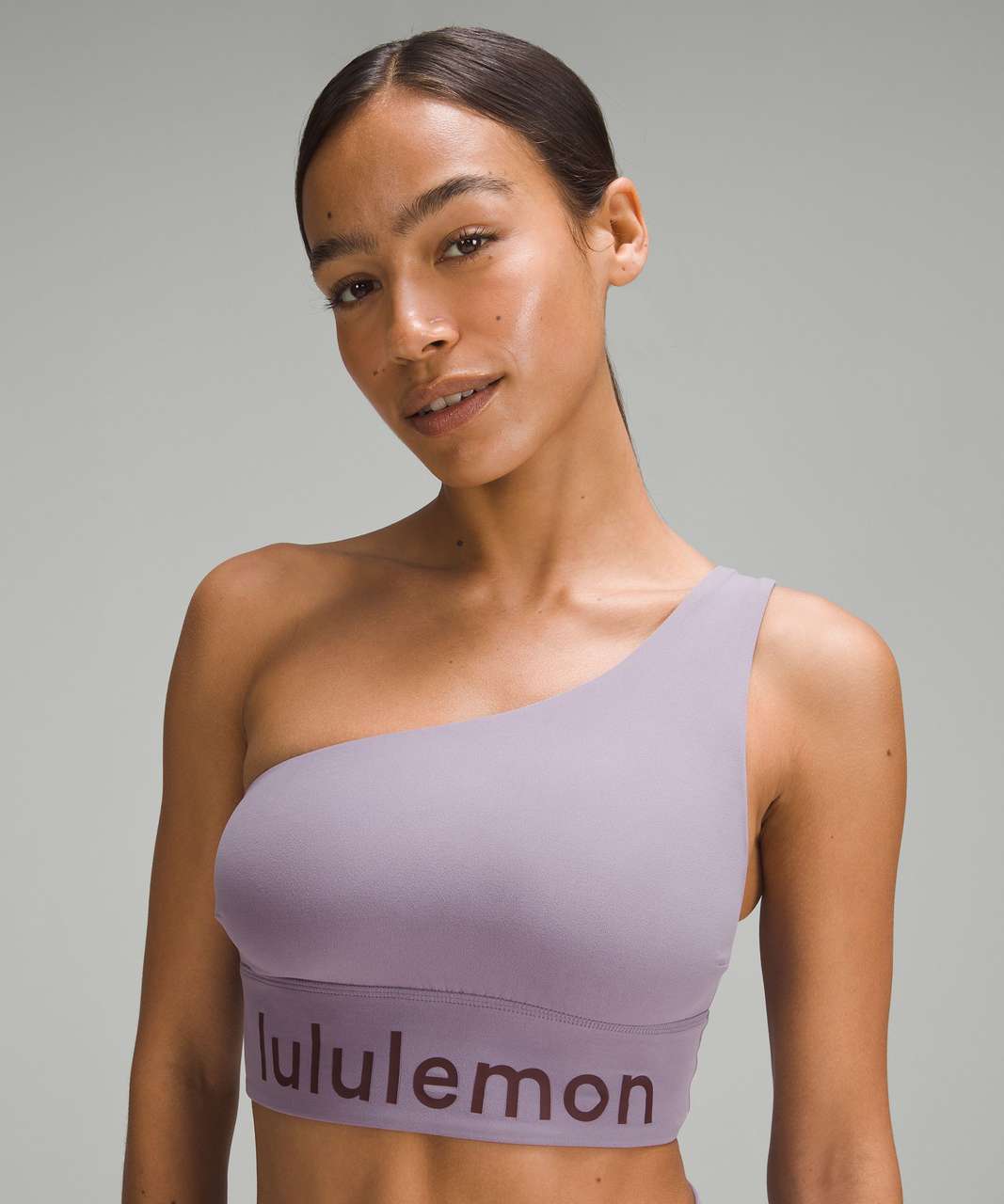 Lululemon Align Asymmetrical Bra *Light Support, C/D Cup Graphic - Purple Ash