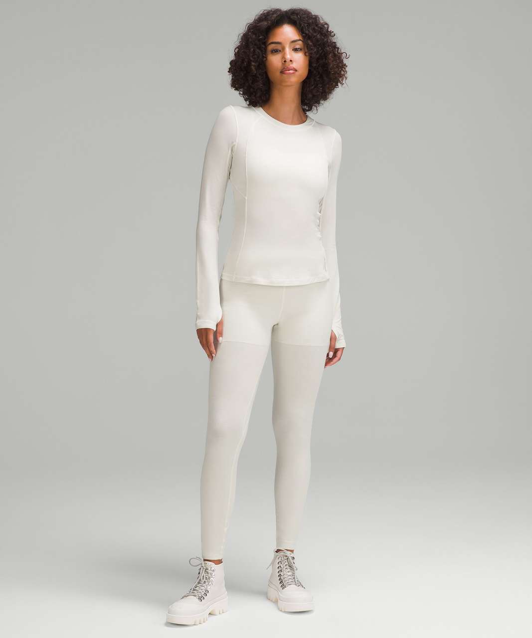 Lululemon Long-Sleeve Crewneck Base Layer - Bone