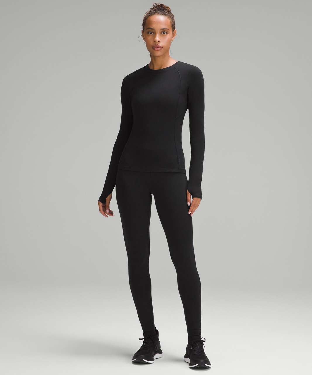 Lululemon Long-Sleeve Crewneck Base Layer - Black