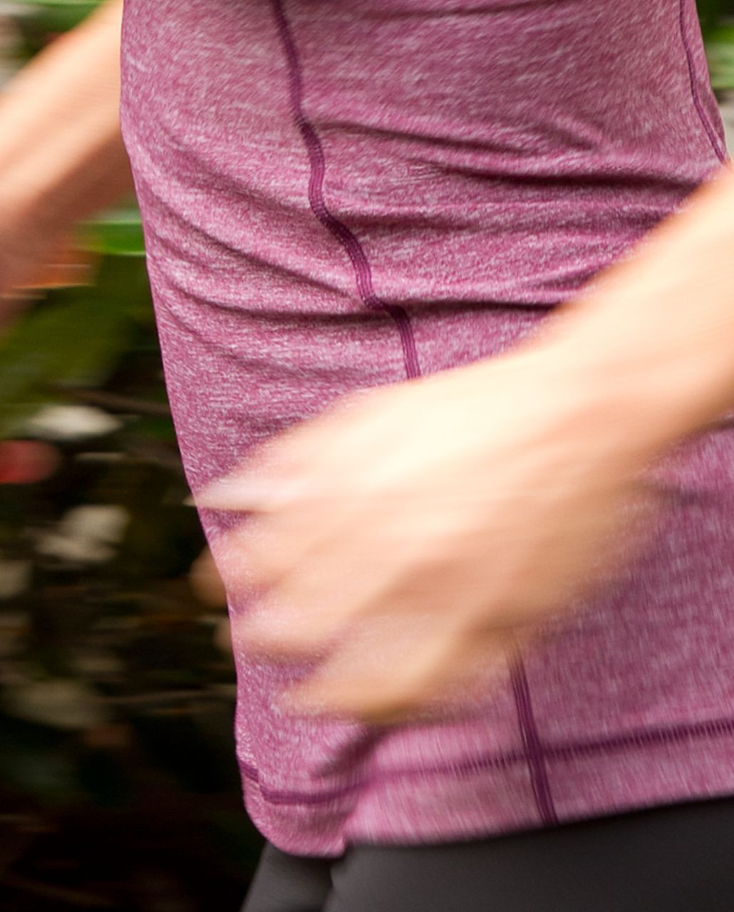 Lululemon Run Free Tank - Heathered Plum