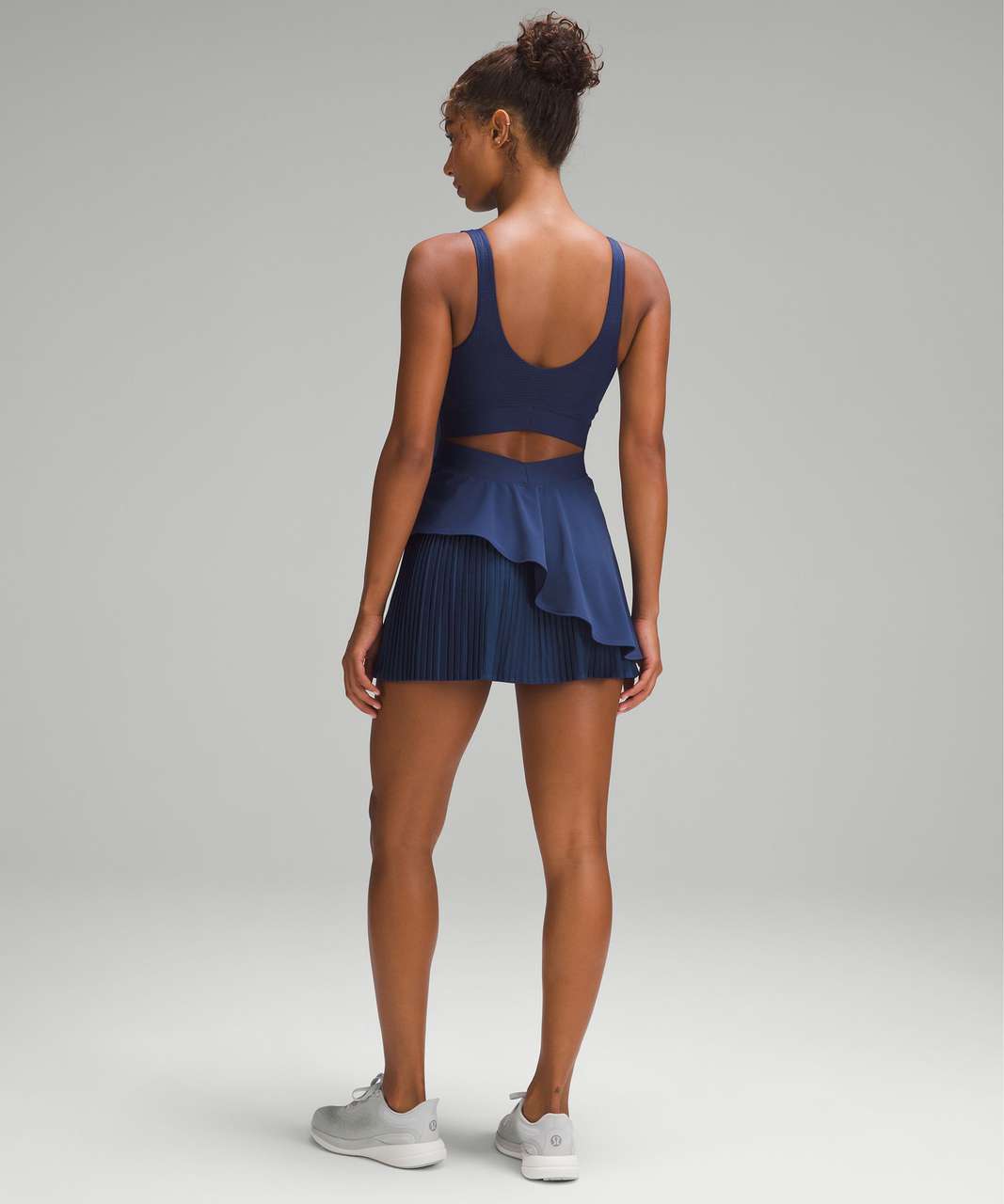 Lululemon Scoop-Neck Pleated Tennis Dress - Night Sea / Night Sea