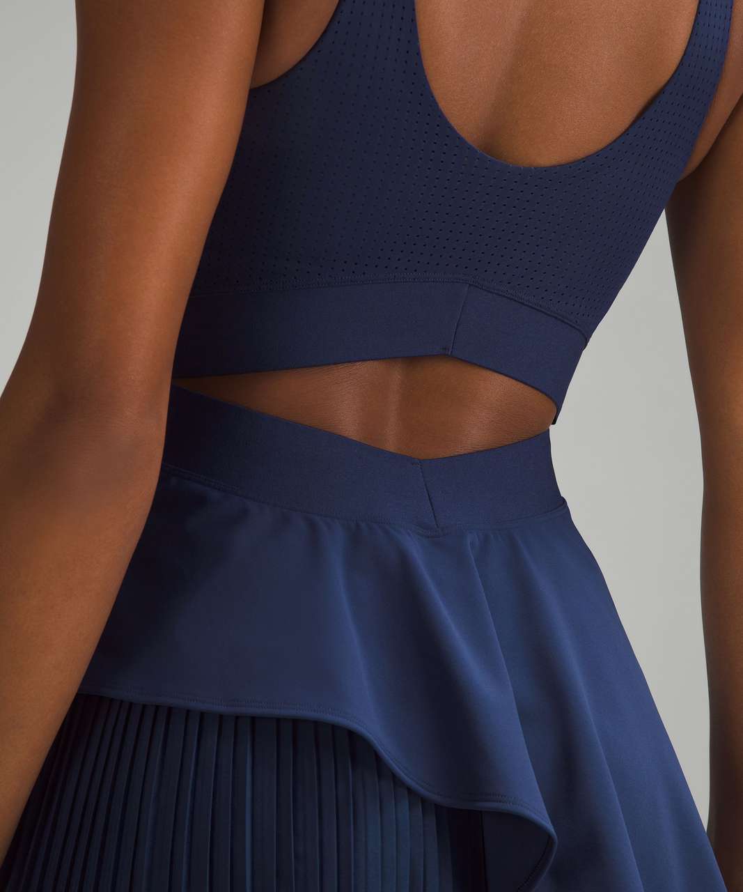 Lululemon Scoop-Neck Pleated Tennis Dress - Night Sea / Night Sea