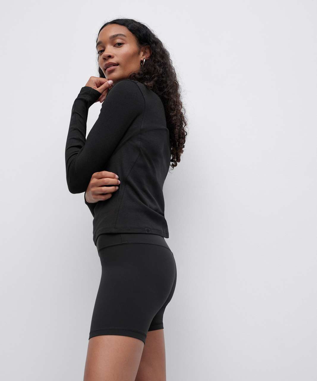 Lululemon Ribbed Wool-Blend Turtleneck - Black