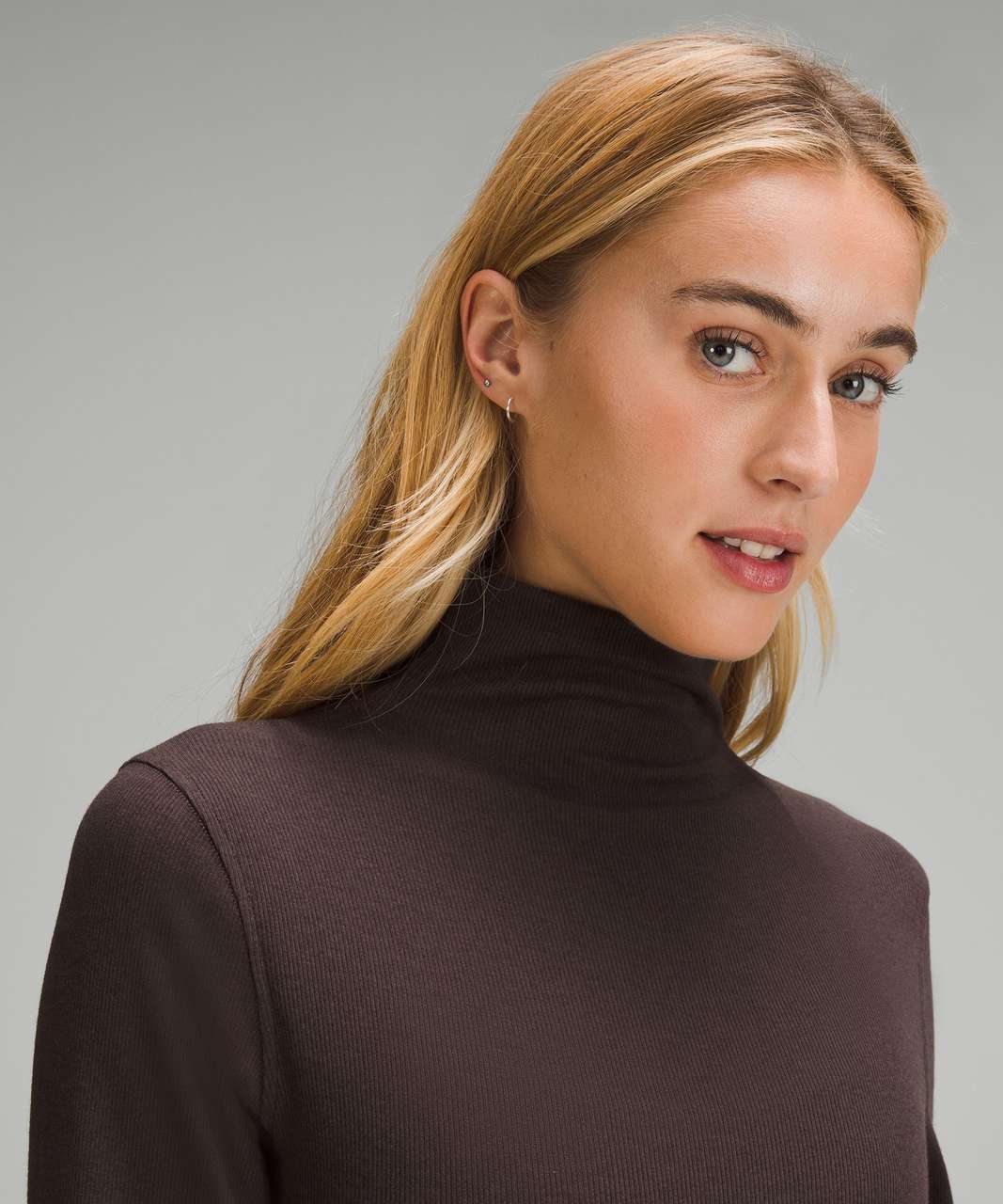 Lululemon Ribbed Wool-Blend Turtleneck - Espresso