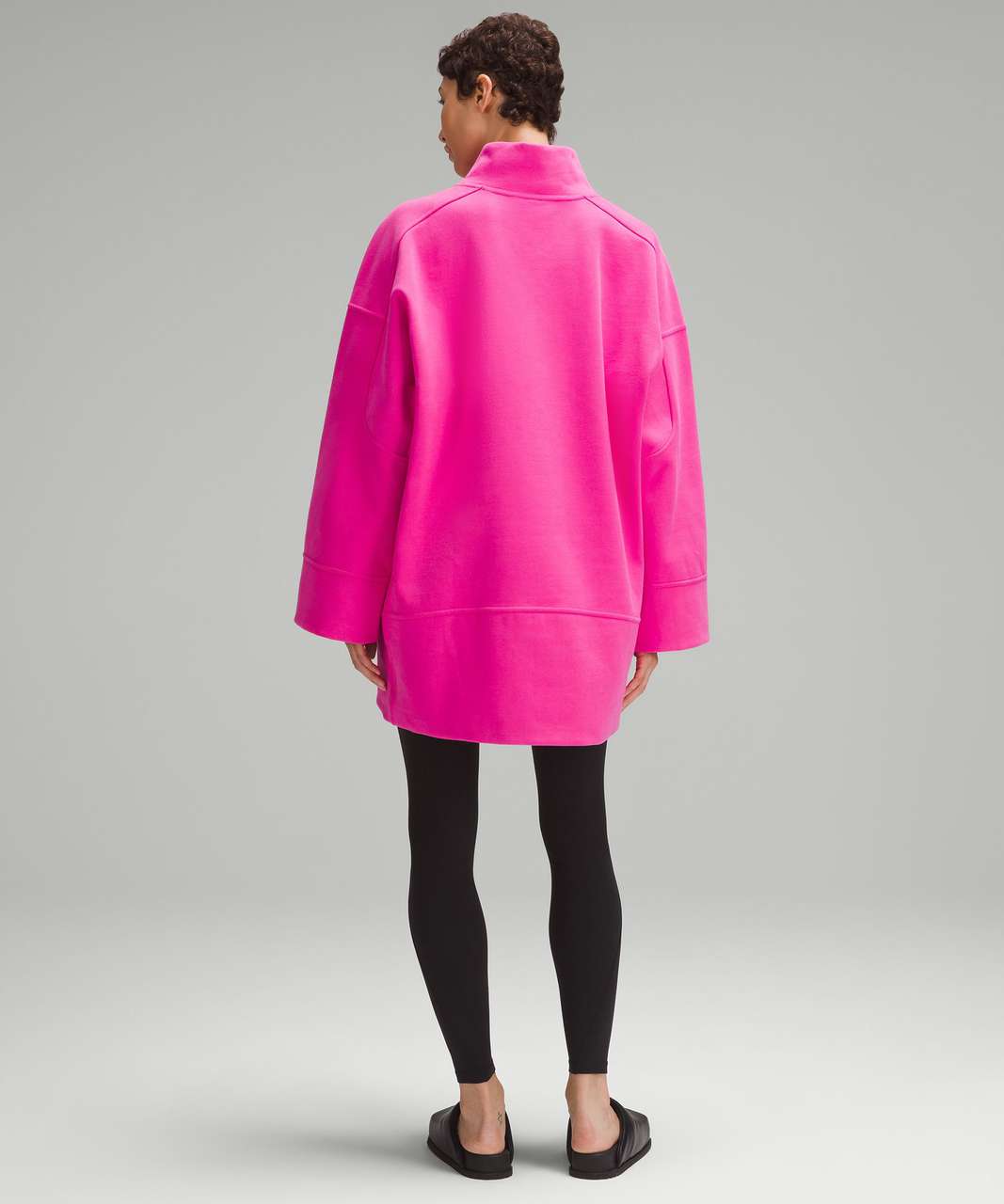 Lululemon Heavyweight Fleece Mock-Neck Sweatshirt - Sonic Pink