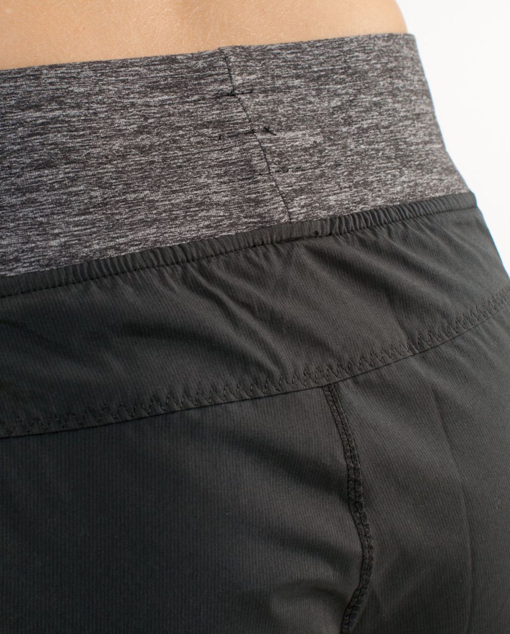 Lululemon Run:  Go For It Pant - Black /  Heathered Black