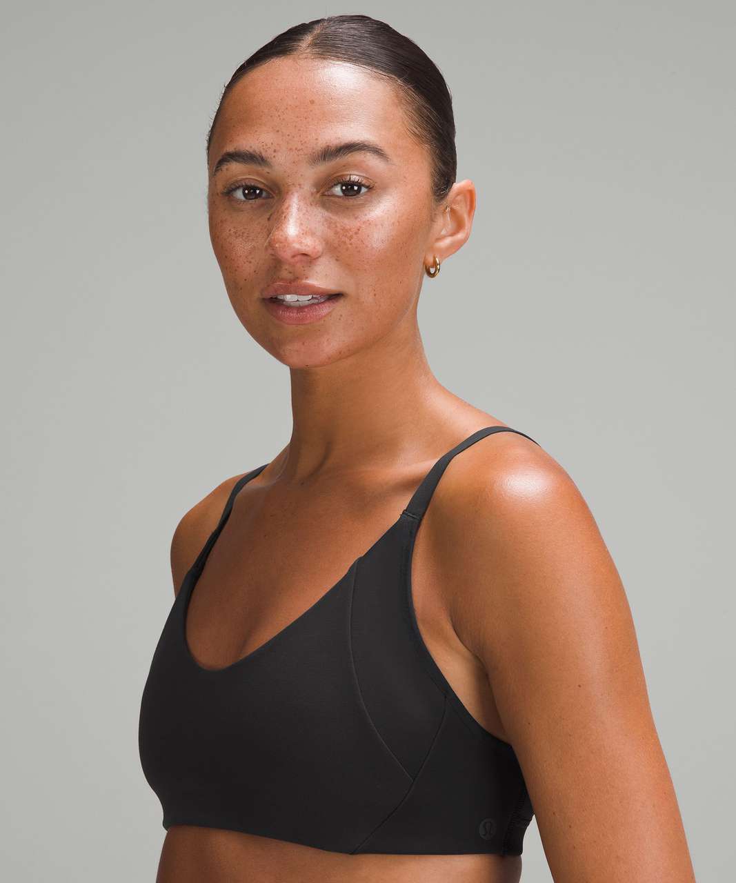 lululemon athletica Everlux Front Cut-out Train Bra Light Support, B/c Cup  in Gray