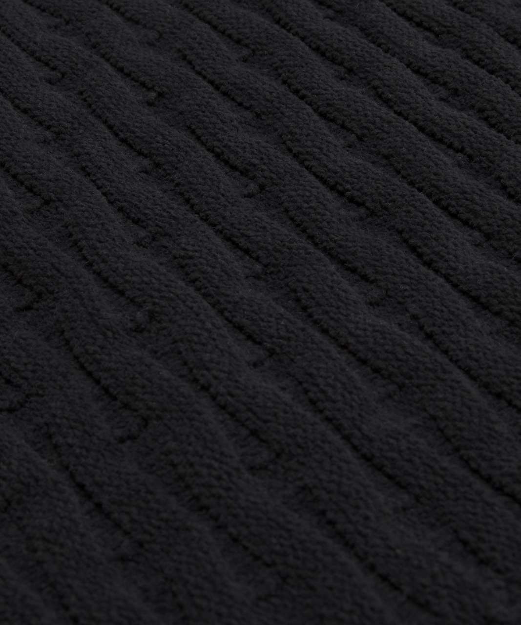 Lululemon Cable-Knit Relaxed-Fit Sweater Vest - Black