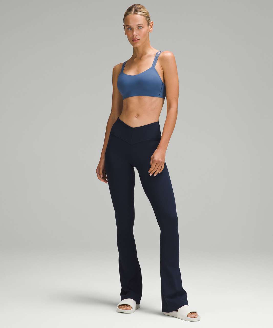 Lululemon Strappy Nulu Yoga Bra *Light Support, C/D Cup - Cassis - lulu  fanatics