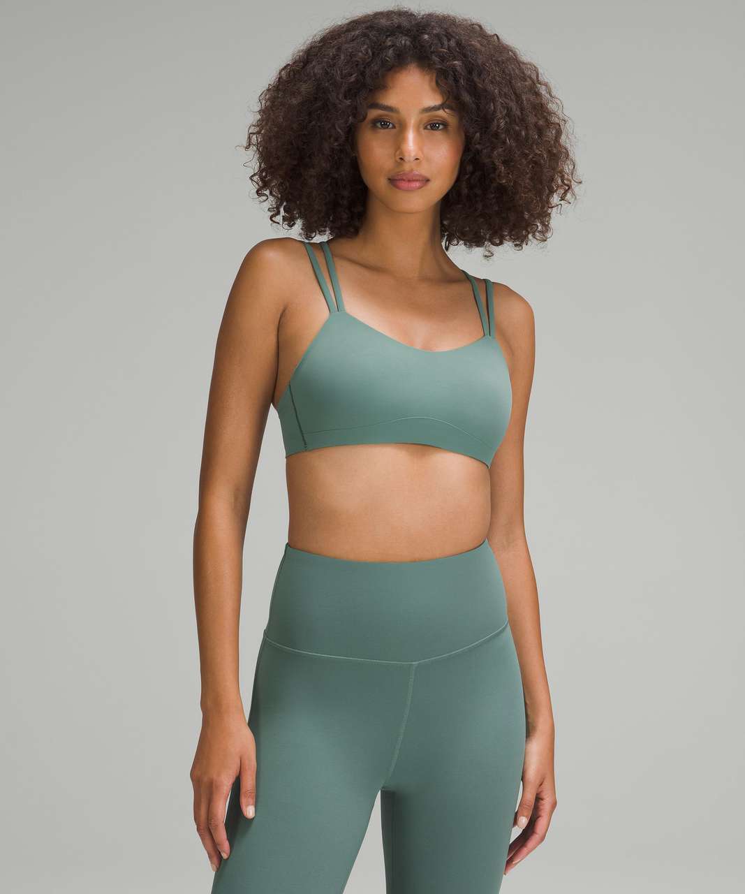 Lululemon Ribbed Longline Yoga Bra *Light Support, C/D Cup - Butternut  Brown - lulu fanatics