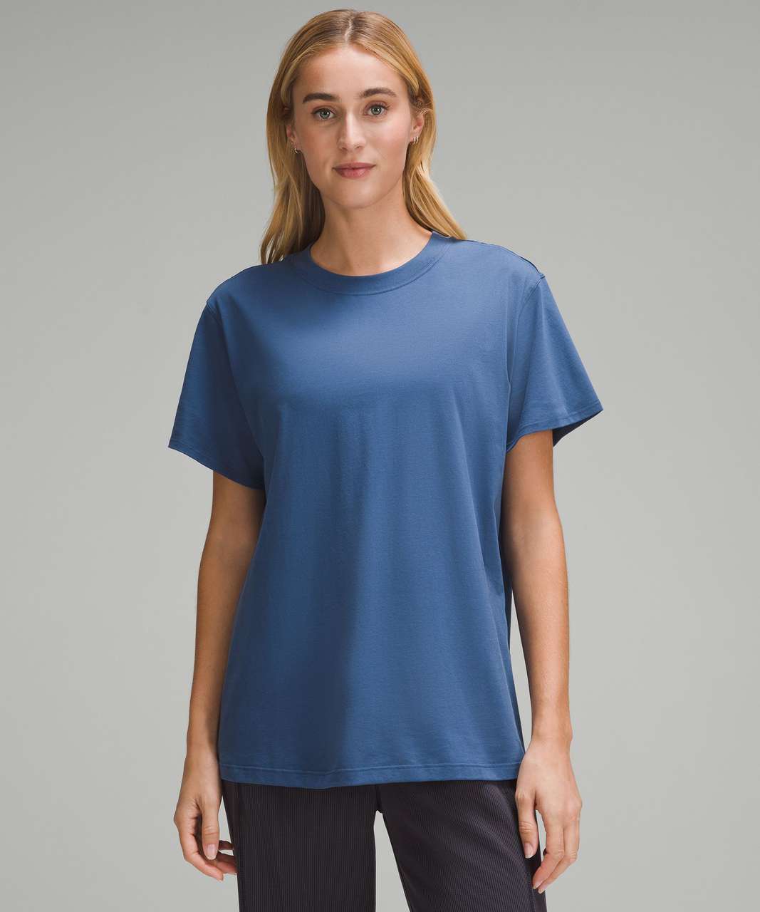 lululemon athletica, Tops, All Yours Cropped Tshirt In Sheer Blue