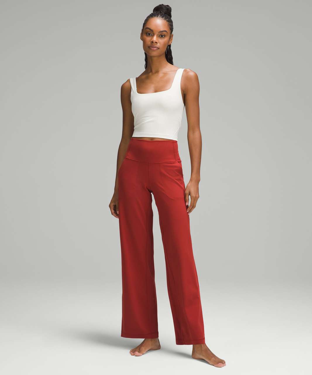 lululemon Align™ High-Rise Wide-Leg Cropped Pants 23 in 2023