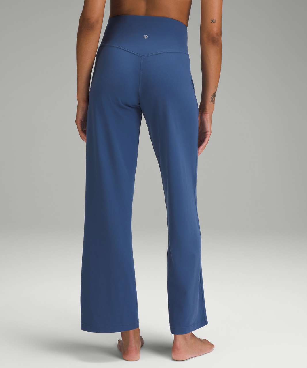 NWT Size 12 Lululemon Align High Rise Pant 25” Pockets ICING BLUE Lulu Orig  $128