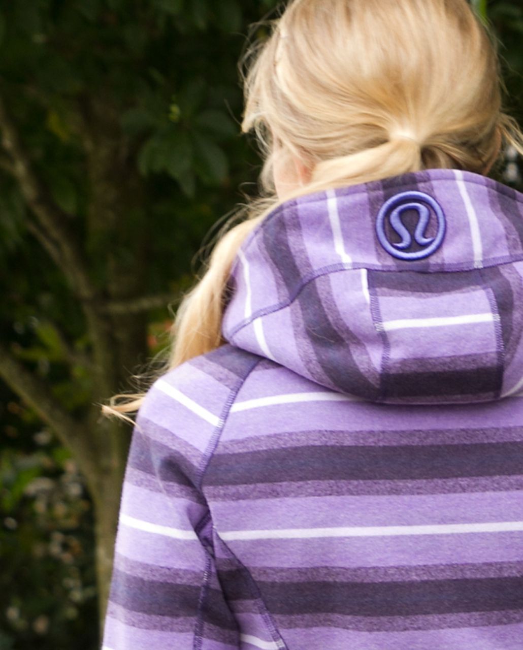 Lululemon Scuba Hoodie *Stripe - Purples Ombre Stripes