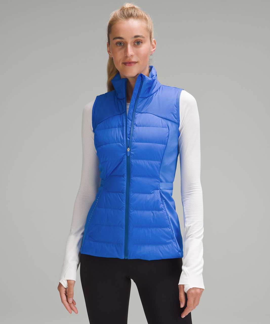 NWT Lululemon Down for It All Jacket Blue Nile 6 Run Sport Activewear