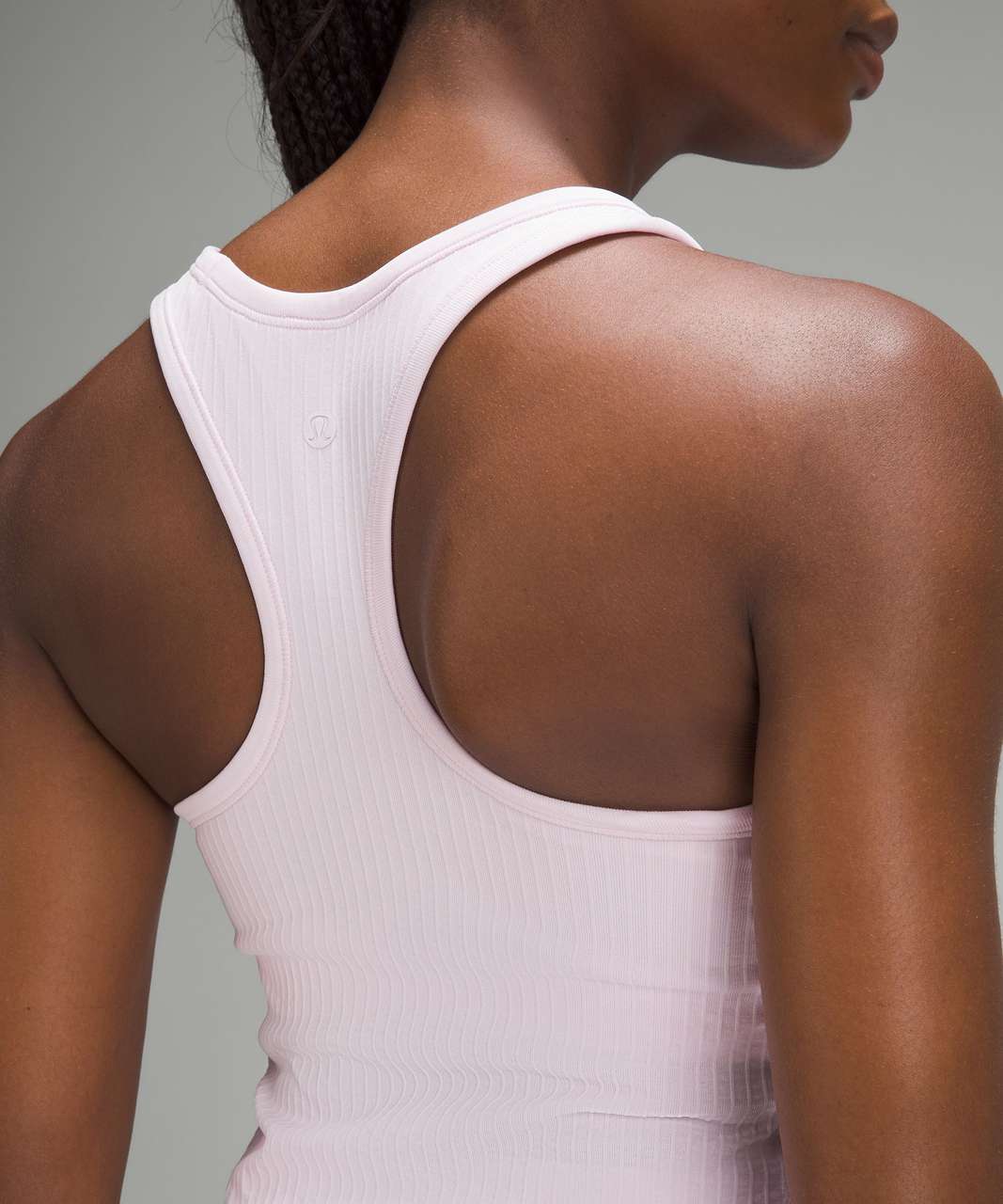 Lululemon Ebb to Street Cropped Racerback Tank Top - Meadowsweet Pink