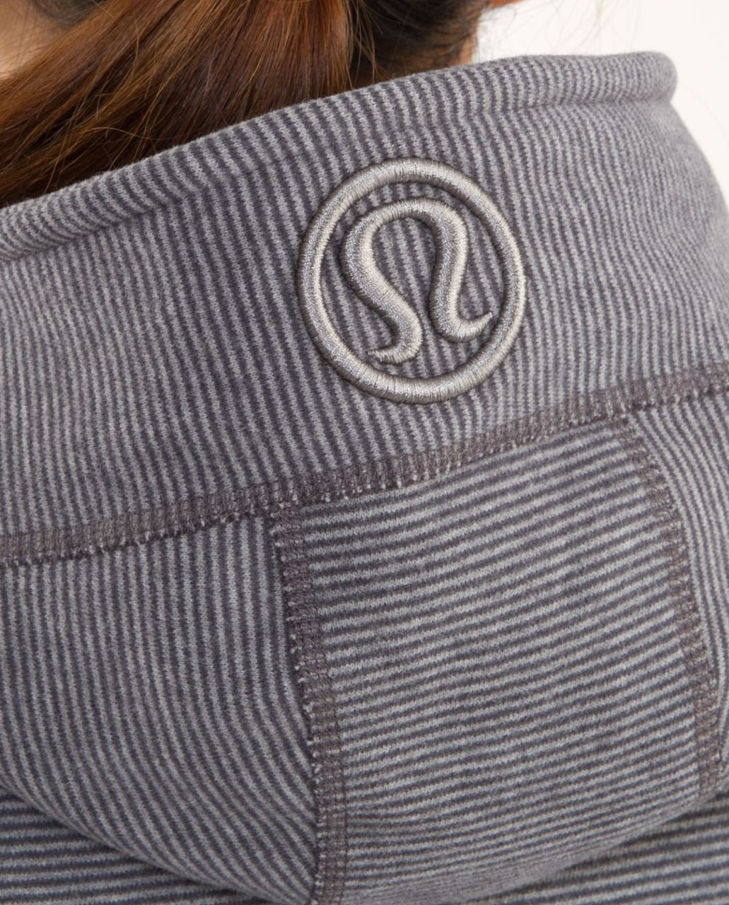 Lululemon Scuba Hoodie *Stripe - Coal /  Classic Sport Grey