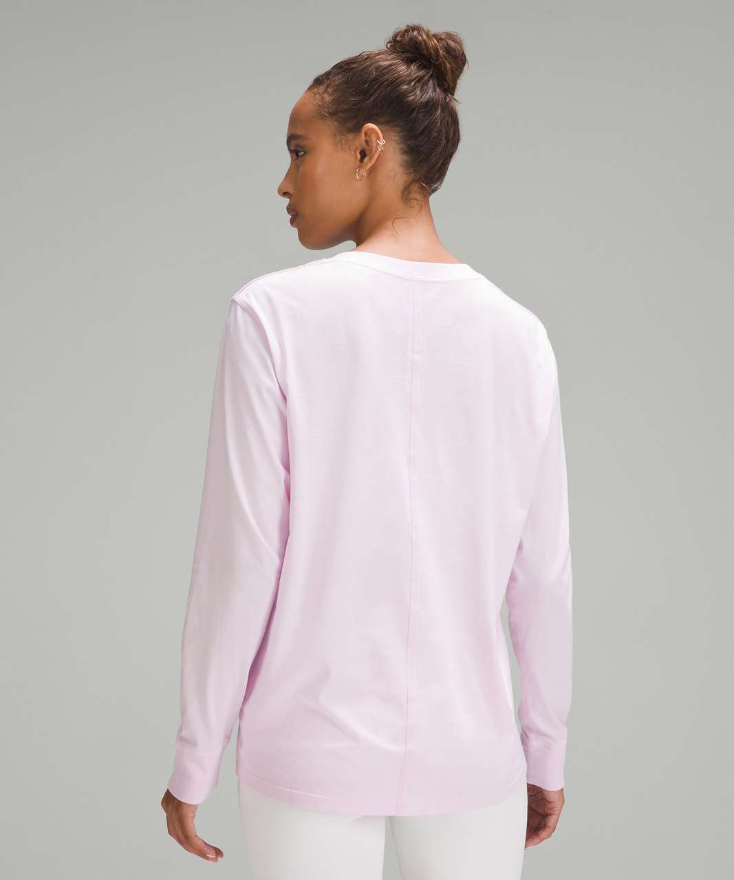 Lululemon All Yours Long-sleeve Shirt - Heathered Core Ultra Light