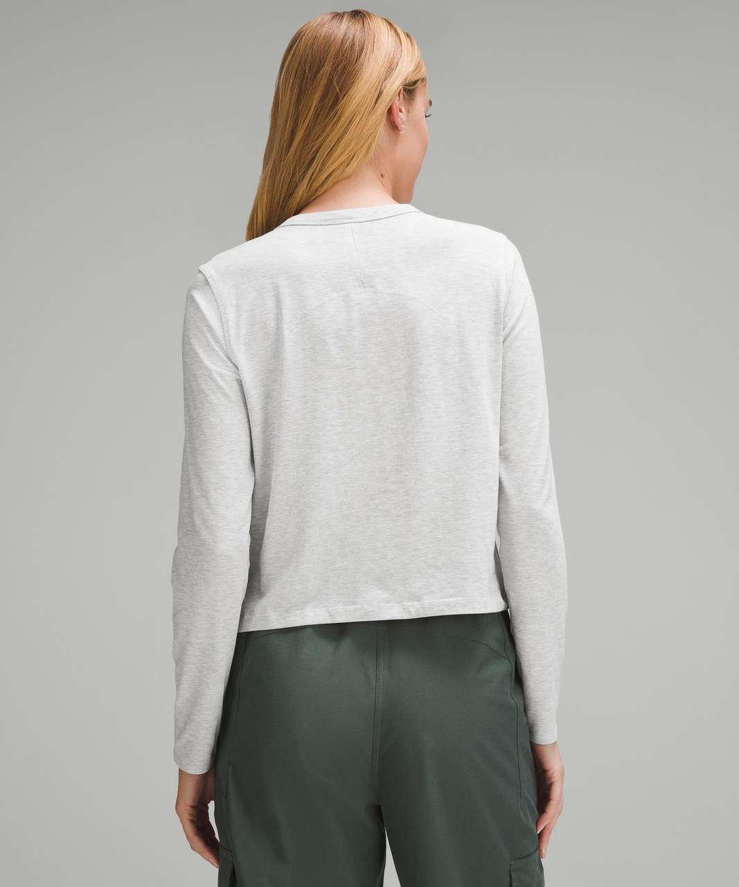 Lululemon Classic-Fit Cotton-Blend Long Sleeve Shirt - Psychic - lulu  fanatics