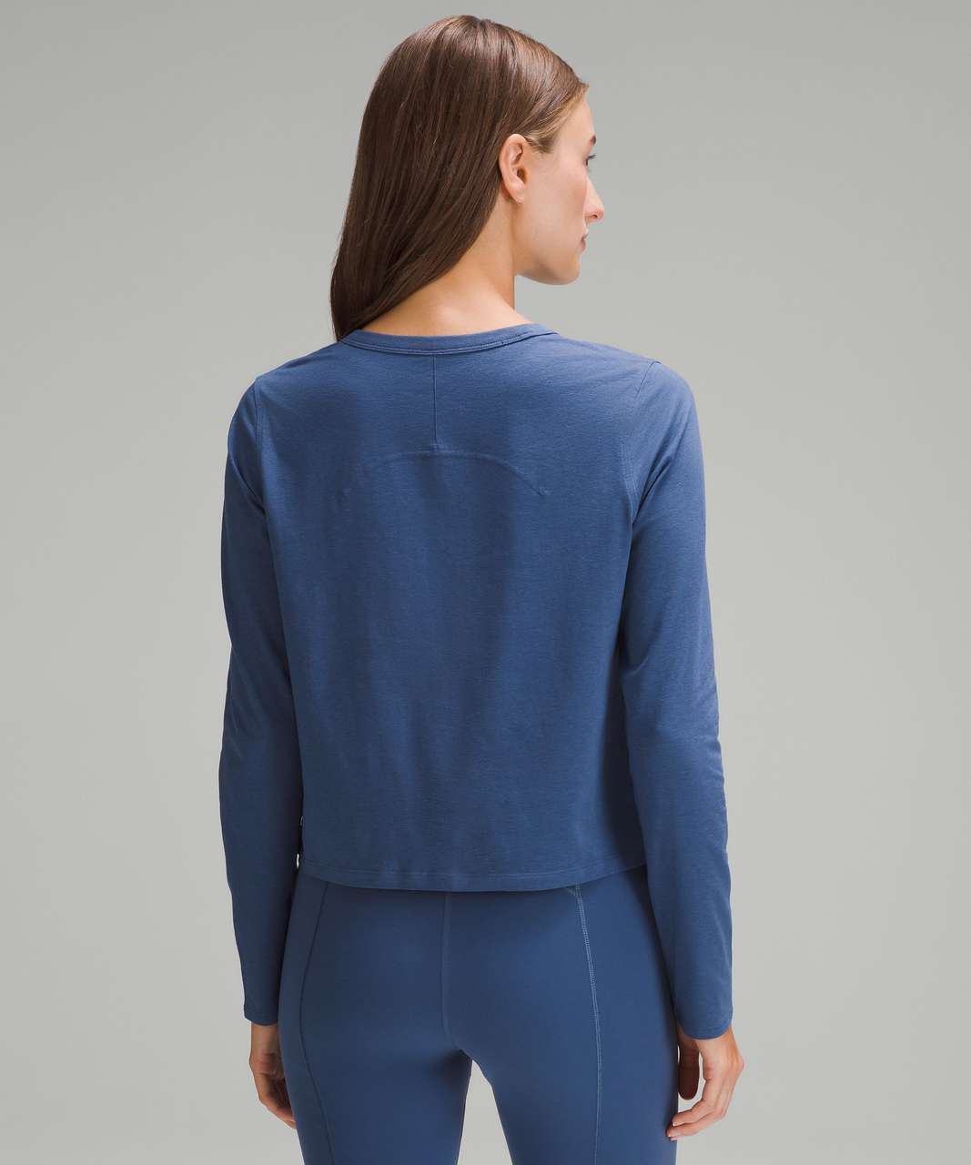 Lululemon Classic-Fit Cotton-Blend Long-Sleeve Shirt - Pitch Blue