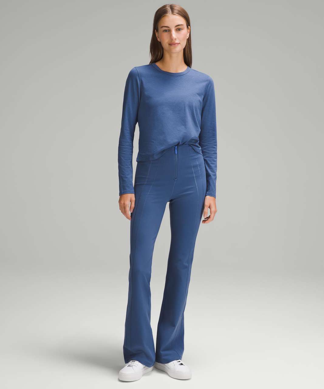 Lululemon Classic-Fit Cotton-Blend Long-Sleeve Shirt - Pitch Blue