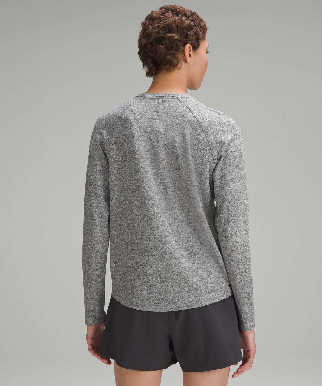 Lululemon License to Train Classic-Fit Long-Sleeve Shirt - Heathered Black