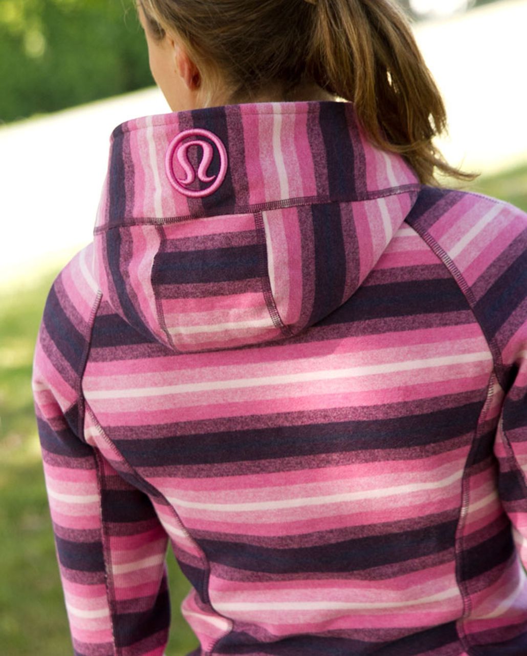 Lululemon Scuba Hoodie *Stripe - Pinks Ombre Stripes / Smoky Rose - lulu  fanatics