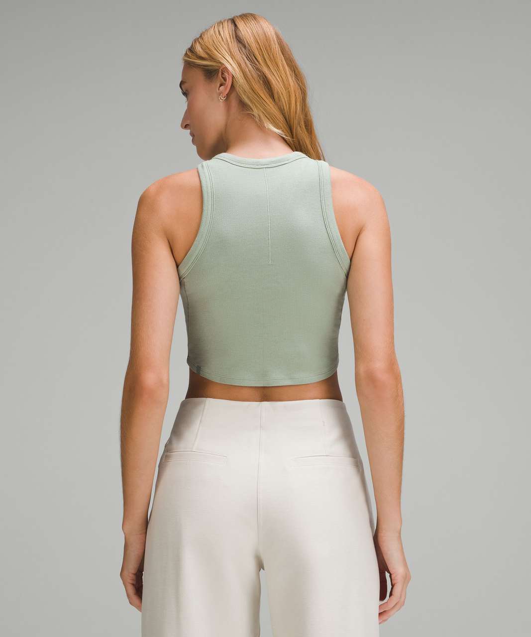 Lululemon Hold Tight Cropped Tank Top - Palm Court